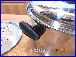 West Bend Townecraft 12 Qt Stock Pot LID T304 Multicore Stainless & Utility Tray