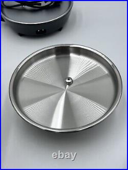 West Bend Americraft Stainless Cookware Kitchen Craft 4 Qt. Stock Pot Vented Lid