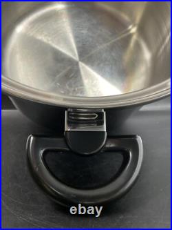 West Bend Cordon Bleu Temp Tone 7-Ply T304 Stainless Steel Stockpot with Lid
