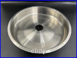 West Bend Cordon Bleu Temp Tone 7-Ply T304 Stainless Steel Stockpot with Lid