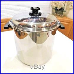 West Bend KITCHEN CRAFT 20.5 QT Colossal Cooker Tamale Pot Multicore T304 SS