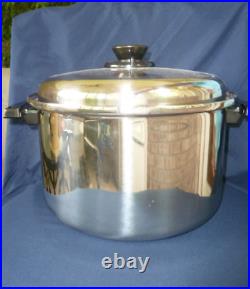 West Bend Kitchen Craft 12 Qt Stainless Steel Stock Pot With LID