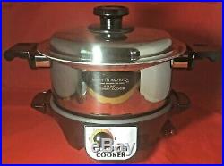 West Bend Kitchen Craft 4 Qt Stainless All-Purpose Gourmet Cooker Electric withLid