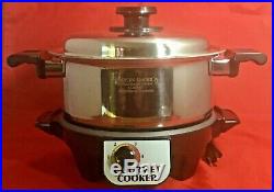 West Bend Kitchen Craft 4 Qt Stainless All-Purpose Gourmet Cooker Electric withLid
