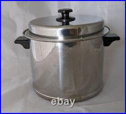West Bend Lifetime Cookware T304 Stainless 8 qt Stock Pot & Lid Canning Soup