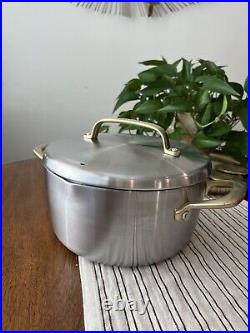 William Sonoma GreenPanT Stainless-Steel Ceramic Nonstick Stock Pot, 5 quart