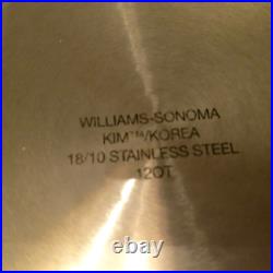 Williams Sonoma 12 Qt Stock Pot With Steamer