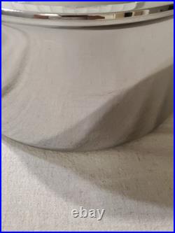 Williams Sonoma 8 Qt Hestan Stainless Steel Thermo Clad Stock Pot & Lid Italy