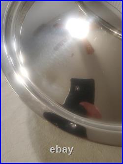 Williams Sonoma 8 Qt Hestan Stainless Steel Thermo Clad Stock Pot & Lid Italy