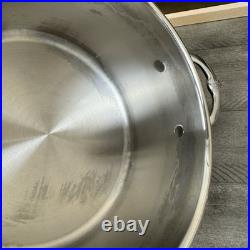Williams Sonoma Hestan Copperbond Induction Stock Pot 6-Quart Tarnished Read