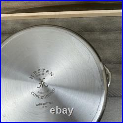 Williams Sonoma Hestan Copperbond Induction Stock Pot 6-Quart Tarnished Read
