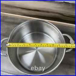 Williams Sonoma Hestan Copperbond Induction Stock Pot 6-Quart Tarnished Read