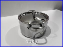 Williams Sonoma Hestan Thermo Clad 8qt Stock Pot & Cover Stainless Superb Condt