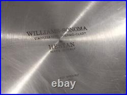 Williams Sonoma Hestan Thermo Clad 8qt Stock Pot & Cover Stainless Superb Condt