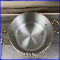 Williams Sonoma Mauviel M'250B Copper Stew Stockpot 5-Qt. Tarnished Scuffed Read