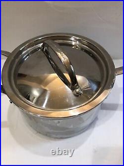 Williams Sonoma Stainless Steel Pot With LID 4 Qt