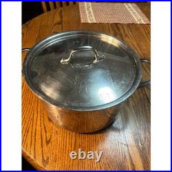 Williams Sonoma Stainless Steel Stock Pot Dutch Oven Rapid Boil With Lid