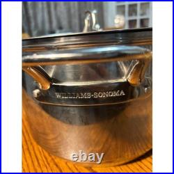 Williams Sonoma Stainless Steel Stock Pot Dutch Oven Rapid Boil With Lid