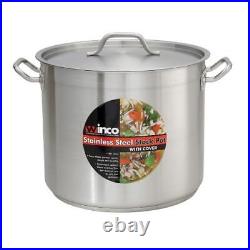 Winco SST-12 12 qt Stainless Steel Stock Pot