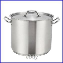 Winco SST-32 32 qt Stainless Steel Stock Pot