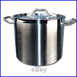Winware by Winco Stainless Steel Stock Pot with Cover