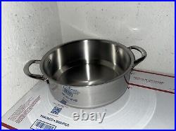 Wolf Gourmet 7 Ply Crafted In USA Stainless Steel 6Qt Stock Pot No Lid