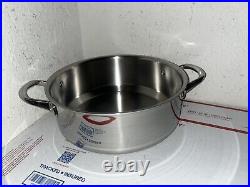 Wolf Gourmet 7 Ply Crafted In USA Stainless Steel 6Qt Stock Pot No Lid