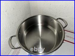 Wolf Gourmet 7 Ply Crafted In USA Stainless Steel 6Qt Stock Pot No Lid