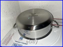 Wolf Gourmet 7 Ply Crafted In USA Stainless Steel 6Qt Stock Pot No Lid