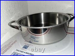 Wolf Gourmet 7 Ply Crafted In USA Stainless Steel 6Qt Stock Pot No Lid