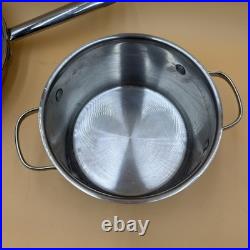 Wolfgang Puck Bistro 0208 Cookware 7 Piece Set Soup Pot Asparagus Stockpot+++