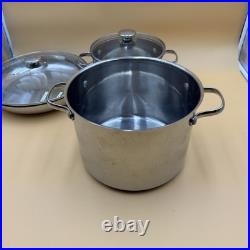 Wolfgang Puck Bistro 0208 Cookware 7 Piece Set Soup Pot Asparagus Stockpot+++