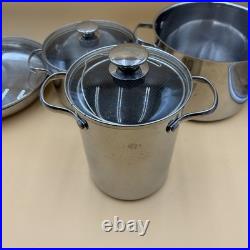 Wolfgang Puck Bistro 0208 Cookware 7 Piece Set Soup Pot Asparagus Stockpot+++