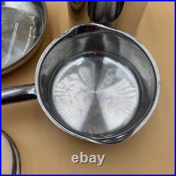 Wolfgang Puck Bistro 0208 Cookware 7 Piece Set Soup Pot Asparagus Stockpot+++