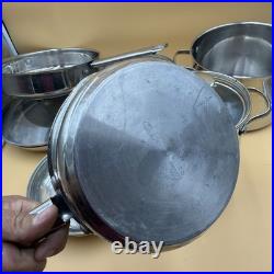 Wolfgang Puck Bistro 0208 Cookware 7 Piece Set Soup Pot Asparagus Stockpot+++