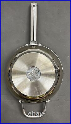 Wolfgang Puck's Cafe Collection 14 pc set Stainless Steel Pots Pans With Lids FS