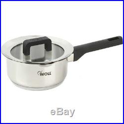 Woll 5 Piece Stainless Steel Pan Pot Set Stock Pots, Saucepans & Frying Pan