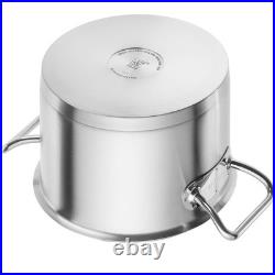 ZWILLING Pro Stockpot 24cm (with glass lid) Deep, double-handled pot with a tr