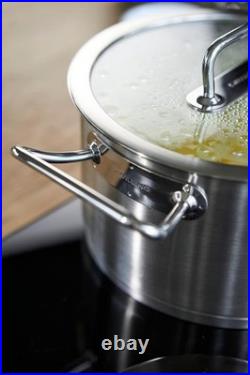 ZWILLING Pro Stockpot 24cm (with glass lid) Deep, double-handled pot with a tr