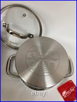 Zepte Stainless Steel Stock Pot Brew Boiling Stew Soup Cooking Pot