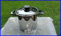 Zepter 1 Gal Cooking Capacity Stainless Steel Stock Pot Beauty