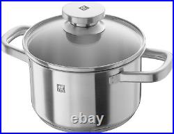 Zwilling Joy Stock Pot 20cm Two Hand Pot, Deep Size, Stainless Steel, IH