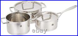 Zwilling Passion Cookware 3pcs Set Stockpot, stew pot, saucepan 66060-001
